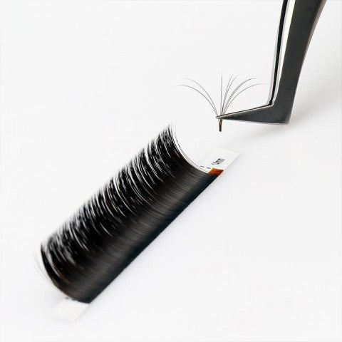 Sample Easy Fanning Lashes 0.03/0.05/0.07 10-15mm mix (6 Rows)