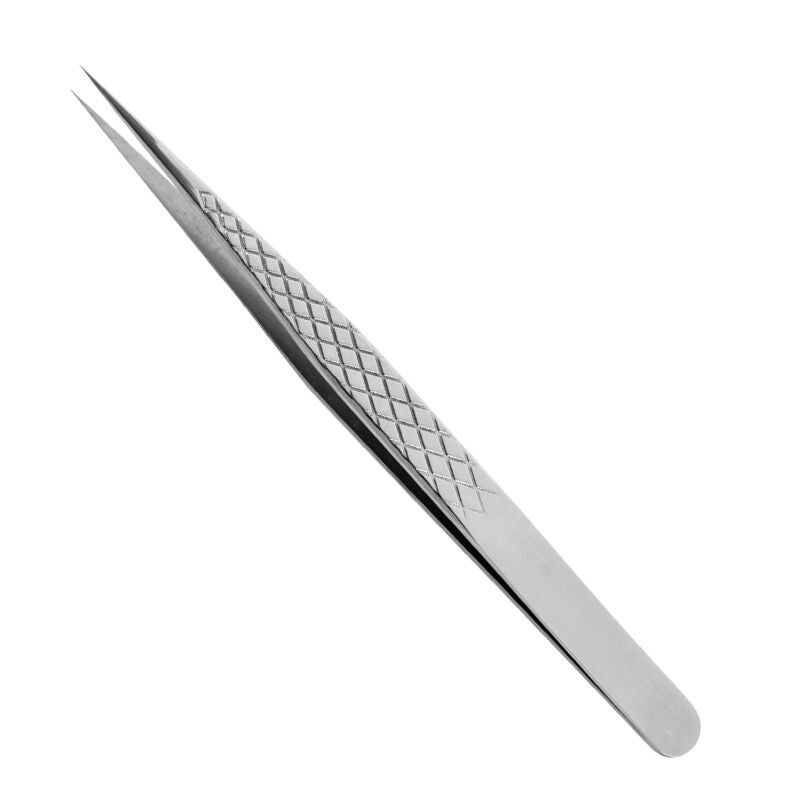 Silver non-slip precision tweezers