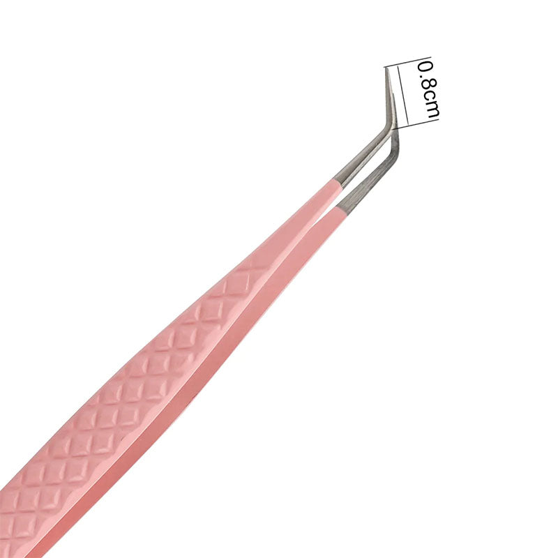 Curve Isolation Lash Tweezers