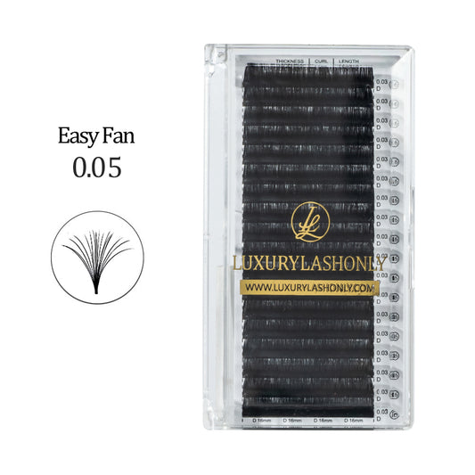 Wholesale Easy Fan Volume Lashes 0.05mm (18 Rows)