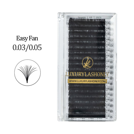 Easy Fan Volume Lashes 0.03/0.05 MIX (18 Rows)